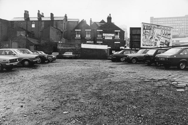 This area may look familiar to many as it is now home to Hill Street car park. It is situated behind the Old Black Bull on Friargate. For many years it lay empty, as this image shows in 1983 - though some used it as an unofficial car park