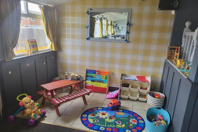 The new children's play area