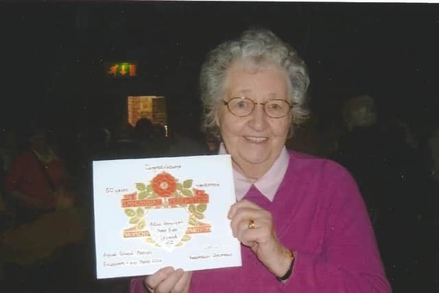 Celebrating 50 years WI membership in 2006