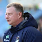 Coventry City manager Mark Robins.