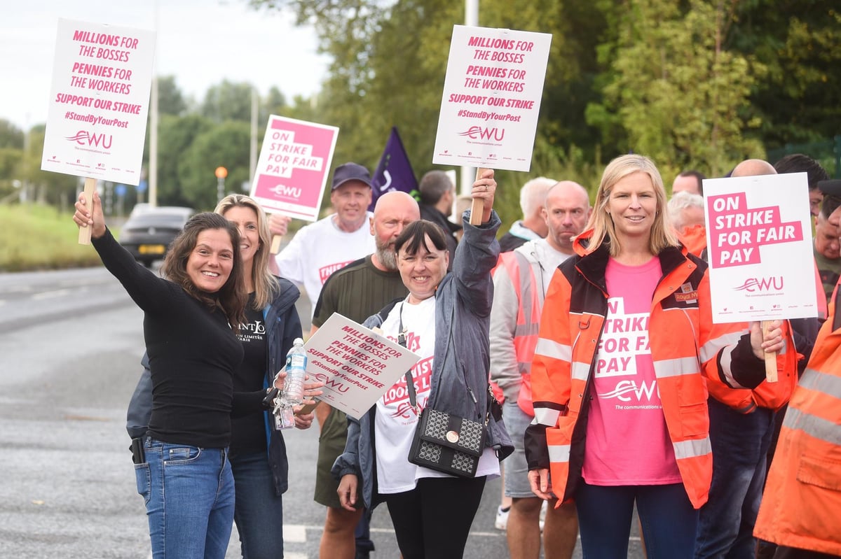 This is what Lancashire postal workers said about their strike action in an ongoing pay dispute