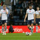 PNE players react to conceding.