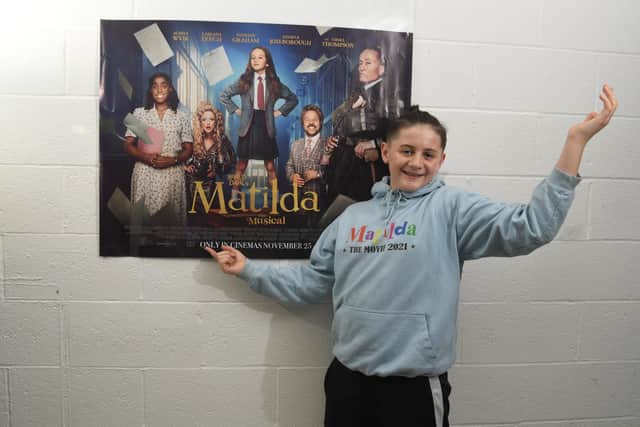 Reagan Masterson, 14, from Bamber Bridge has a part in the new movie Matilda the Musical. The film also stars Emma Thompson
