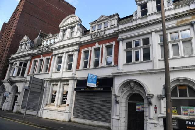 The ornate frontage of Shereton House will be saved.