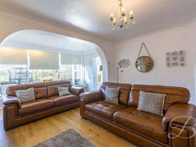 Once you have passed your way through the welcoming reception hallway, which has a superb sense of space, you will find your way to this fabulous living room. It is light and airy, with large windows looking on to the garden.