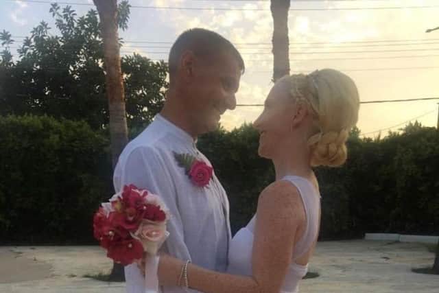 Stacey and Scot were married in Turkey five years ago