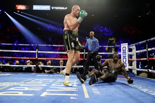 Tyson Fury beat Deontay Wilder at MGM Grand Garden Arena in Las Vegas, Nevada in February 2020.