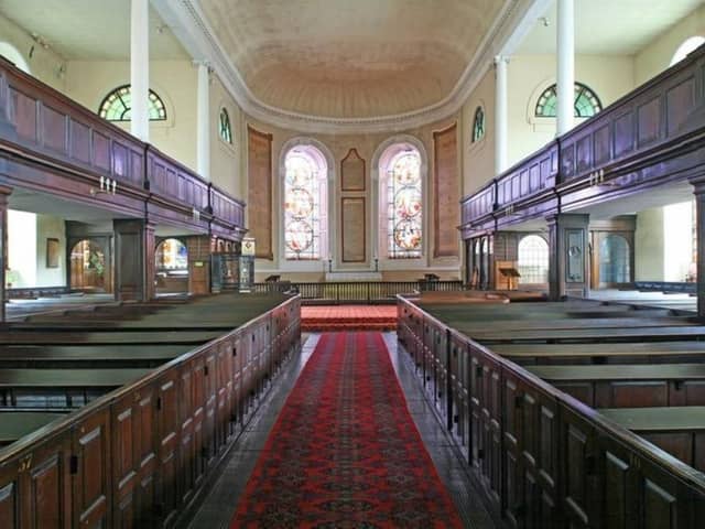 The interior of St John's Church in Lancaster. The church will be open to the public on Saturday, June 17.