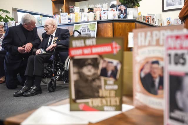 105th birthday of veteran Ernest Horsfall at Blackpool Airport