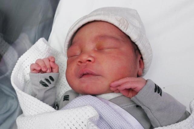 Leehana Walker and Dominic Osborne from Chorley, welcomed baby Nile Christopher at 4.02am on April 23, weighing 7lb 6oz