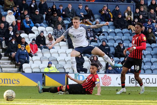 Emil Riis fires Preston North End's winner against Bournemouth at Deepdale