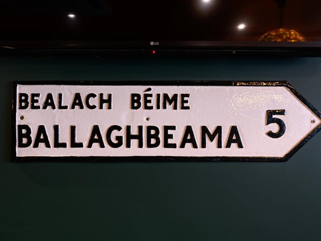 There will be a proper Irish feel throughout the pub.