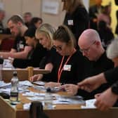 Vote counters will soon be hard at work in Chorley town hall, as they were pictured here last year