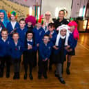 Chorley All Saints' CofE Primary School pupils donned wigs in support of nursery teacher Angela Ratcliffe who was diagnosed with triple negative breast cancer. Photo: Kelvin Stuttard
