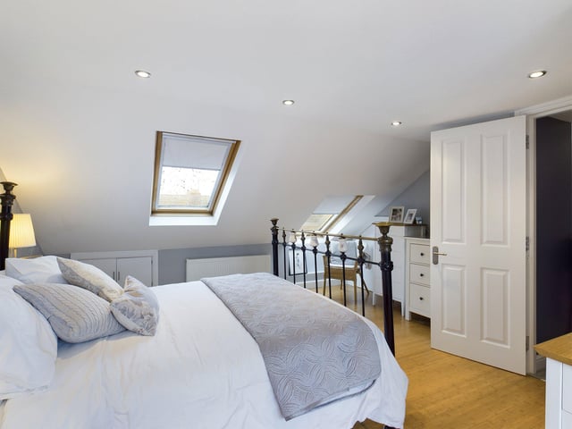 This four bedroom home in Jenkins Grove, Portsmouth, is on the market for £390,000. It is listed by Chinneck Shaw.