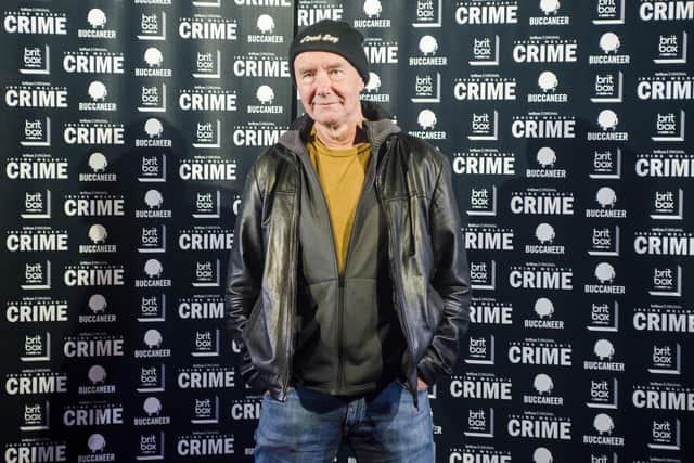 Irvine Welsh attends the premiere of "Crime" at Glasgow Film Theatre in November 2021. (Photo by Euan Cherry/Getty Images)