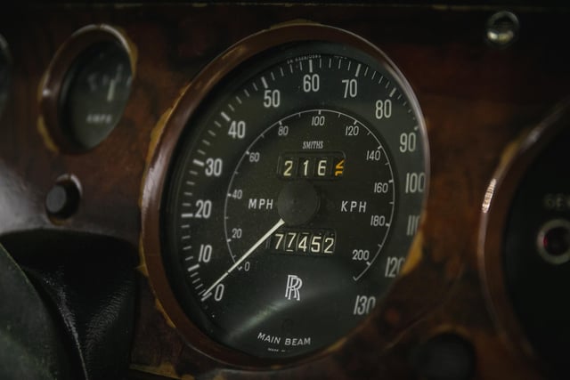 The odometer reads 77,452 miles at the time of cataloguing. Picture from Iconic Auctioneers.