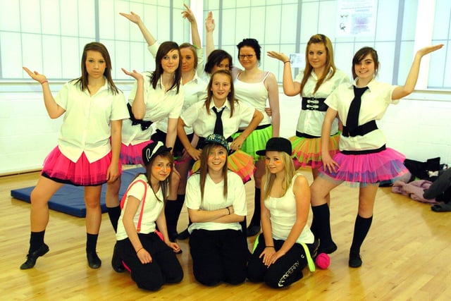 Fleetwood High School Year 9 and 10 students perform their 'Vogue' routine during the Fleetwood Dance Festival at Fleetwood High School