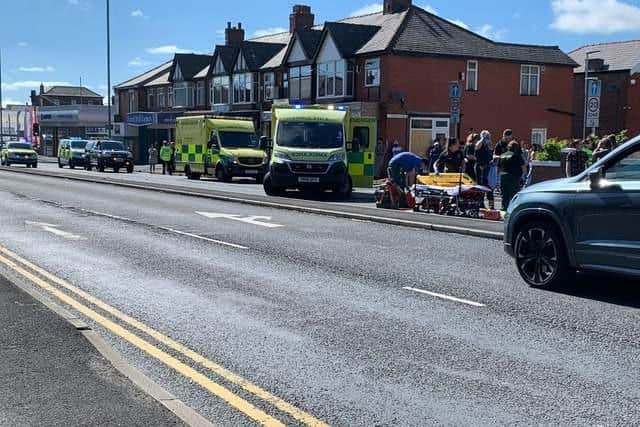 A cyclist suffered “serious injuries” after a hit-and-run crash in Preston