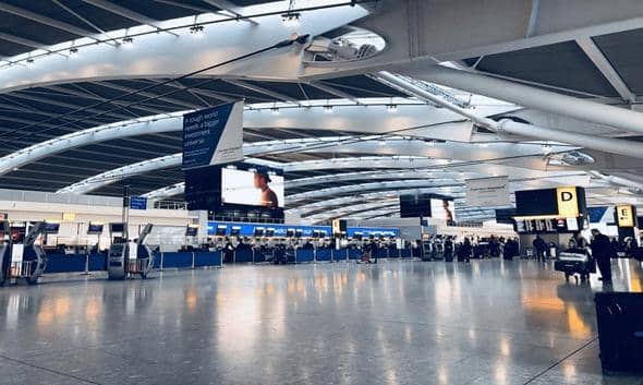 Airport in the UK. Photo: Belinda Fewings