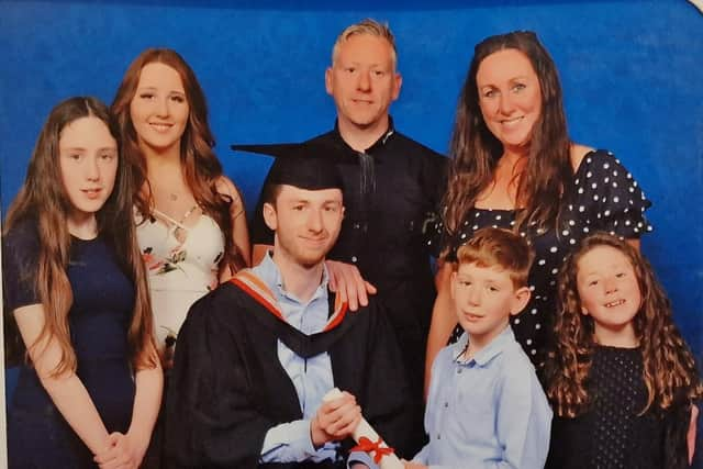 Craig and Helen Woodier with their family