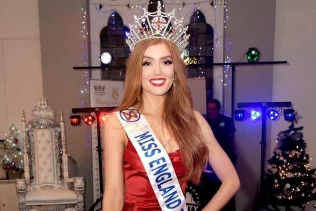 Jessica was crowned Miss England  2022
