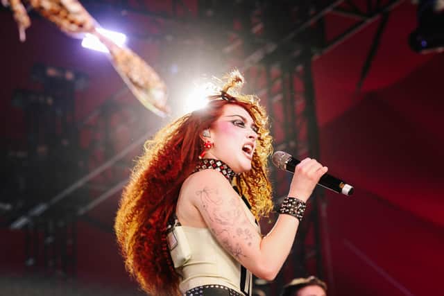 Chappell Roan performs during the first day at the Coachella  Festival  in Indio, California in April