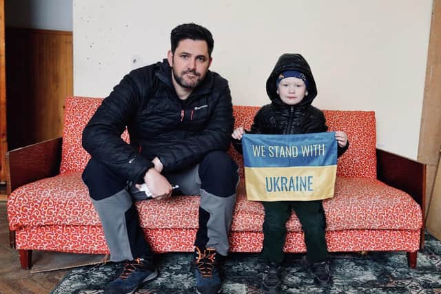Blackpool adventurer and TV star Jordan Wylie has been to Ukraine to visit orphans forced to move due to the Russian invasion