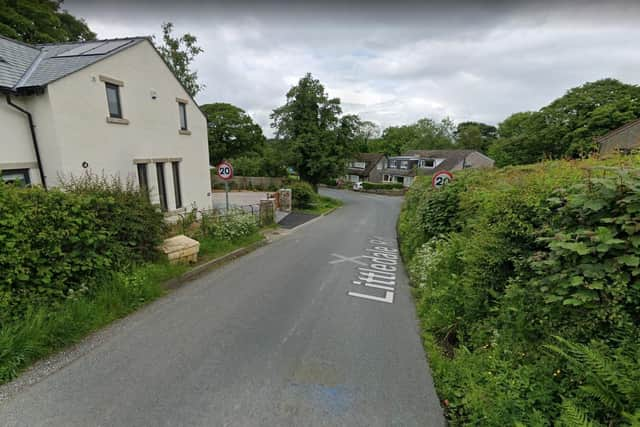 Littledale Road in Brookhouse near Lancaster.