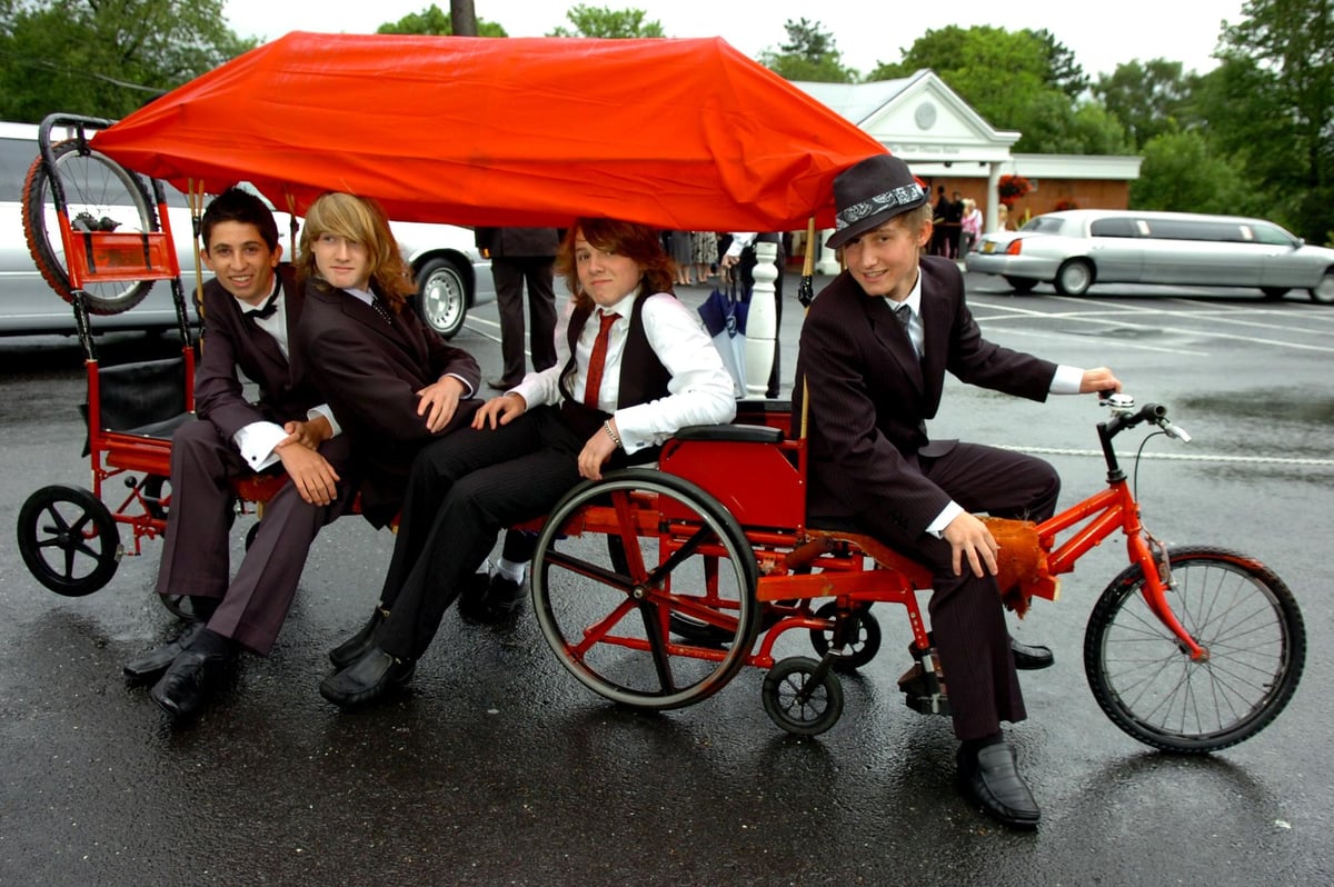 Here's 38 picture memories of prom nights of the past for Preston teens