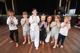 Sansum Martial Arts Academy for youngsters at Poulton Community Hall. Pictured is Janine Sansum taking a class.