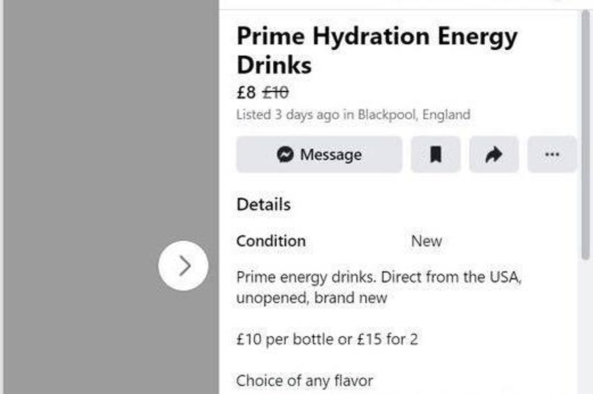 Still thirsty? Post finds in-demand Prime drinks on sale in Preston for hugely inflated price