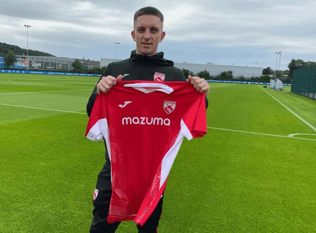 Ash Hunter has become Morecambe's latest signing Picture: Morecambe FC