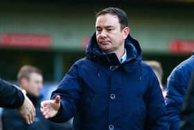 Morecambe manager Derek Adams Picture: Jack Taylor