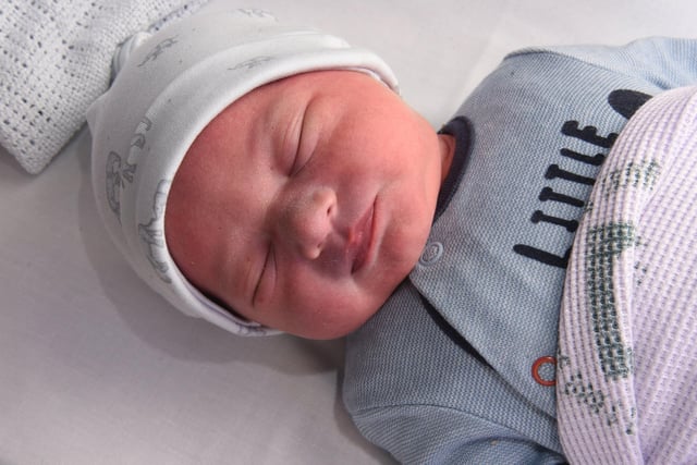 Jaxon Ollie O'Sullivan, born on June 19 at 3.57pm weighing 8lb 3oz, to Nicolle Swift and Mark O'Sullivan