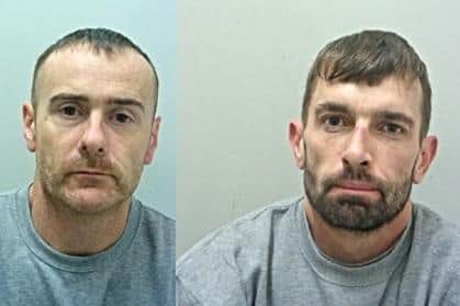 Gordon Hopkins (pictured left) and Anthony Hughes. (Credit: Lancashire Police)