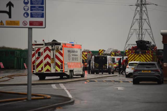 A larger fire at Preston Transfer Station in April this year caused around 40 tonnes of recycling products to be lost