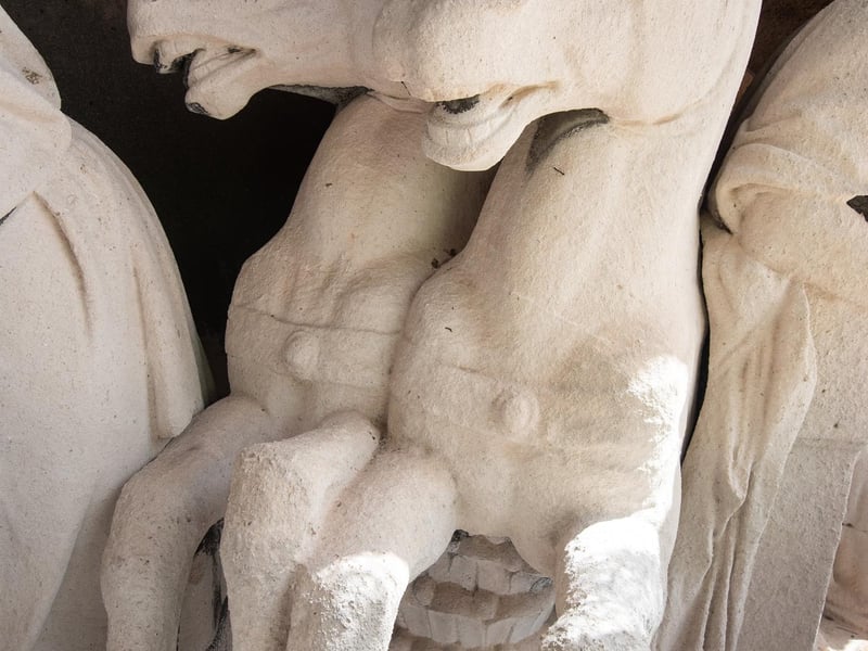Horses were included to symbolise a chariot race
