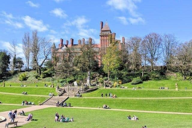 Preston photographer Tony Worrall, who sadly died last year, captured this serene scene of folks enjoying the sunshine in Avenham & Miller Parks last spring