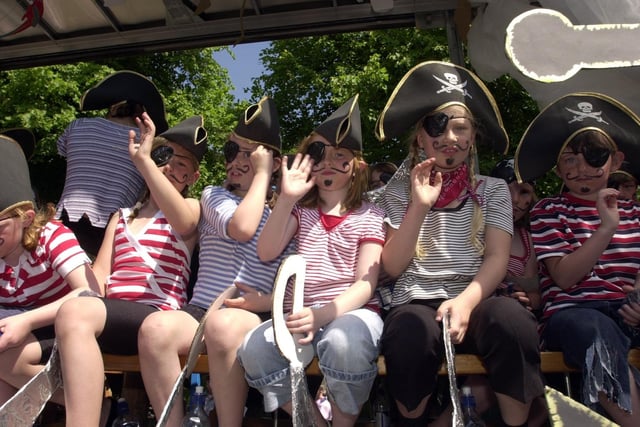 There's a pirate adventure in store for these Longridge Guides at the 2006 Longridge Field Day