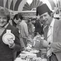 Preston-born magician Johnny Hart (left), who has performed at the MGM Grand Hotel in Las Vegas, came down to earth with a bump at the magicians convention in Blackpool. Pictured above Johnny compares notes with Tom Owen from Blackpool