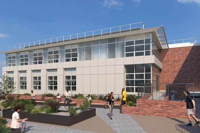 A new £6 million state of the art teaching centre is getting built at Cardinal Newman College in Preston.