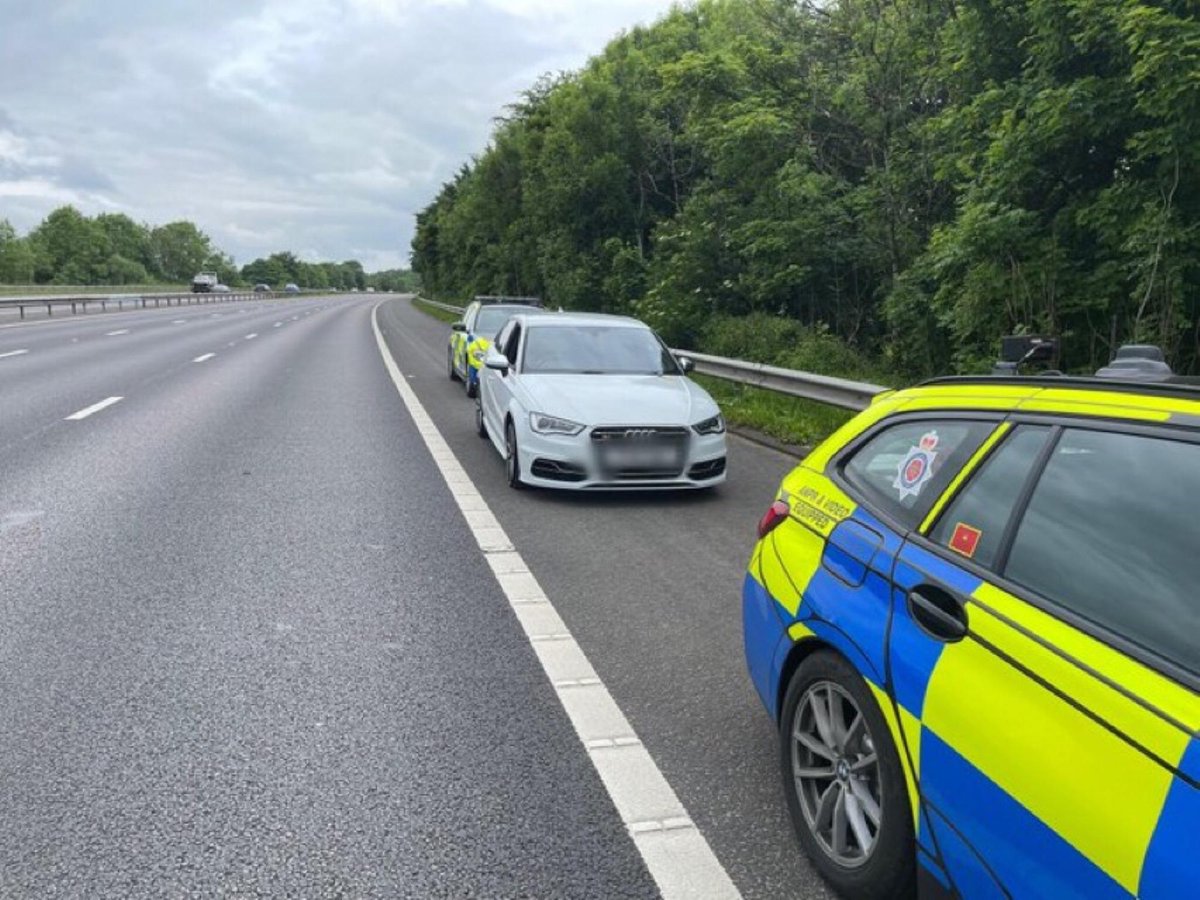 Man named and charged after Audi stolen from Preston dealership leads to motorway police chase