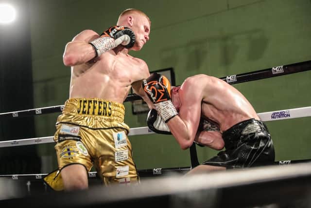 Boxer Mark Jeffers, right, is hoping to follow in a long list of fine British super-middleweights