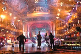 Filming Strictly Come Dancing at the Tower Ballroom in 2004