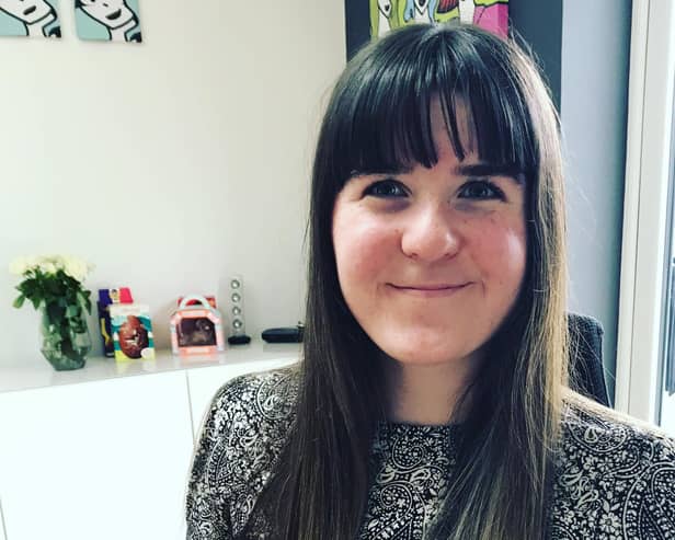 Digital artist Ava Jolliffe whose art collection is launched today