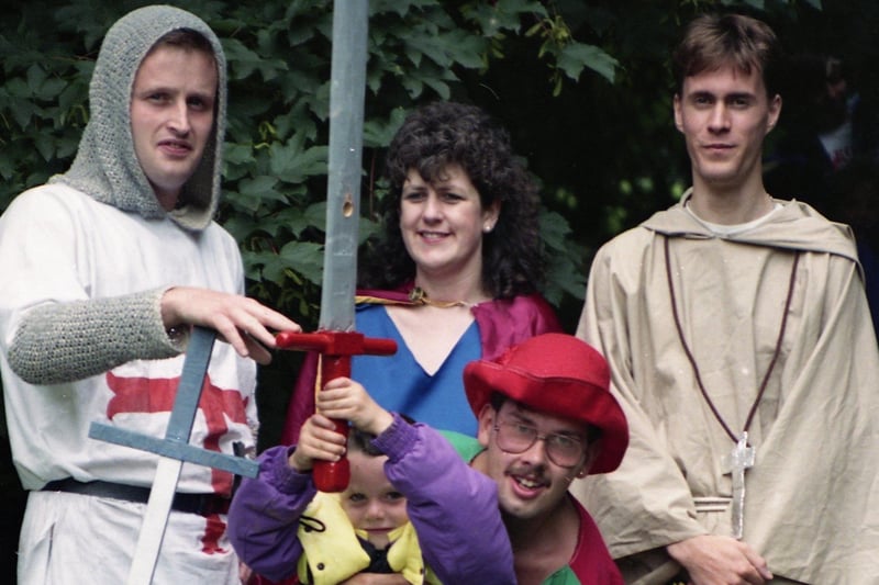 A Lancashire hospital went back in time - and is now looking forward to Christmas. Whittingham Hospital, Preston, held its annual medieval fayre to raise cash to buy Christmas gifts for patients. Many of the organisers were dressed in medieval costumes and there was something for everyone to enjoy