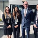 Lancashire's Police and Crime Commissioner Andrew Snowden visiting the RASSO team (from left) DI Ellie Gomerson, DI Mussarat Khan, Lancashire PCC Andrew Snowden and DCI Mike Gladwin