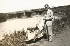Peter Fox by the River Ribble in Preston.