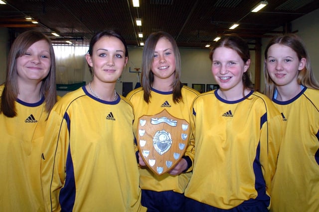 Pupils from Archbishop Temple High School, Fulwood, who have won the Preston Schools Girls 5-A-Side competition